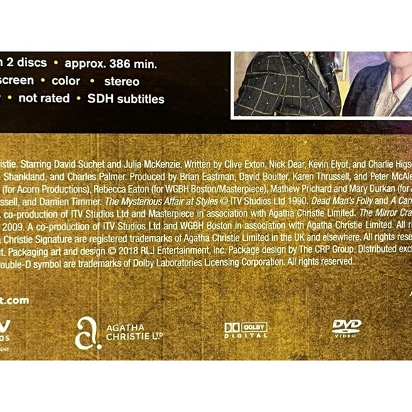 2009 The Best of Agatha Christie DVD NEW Sealed Volume 4 - Picture 5 of 12